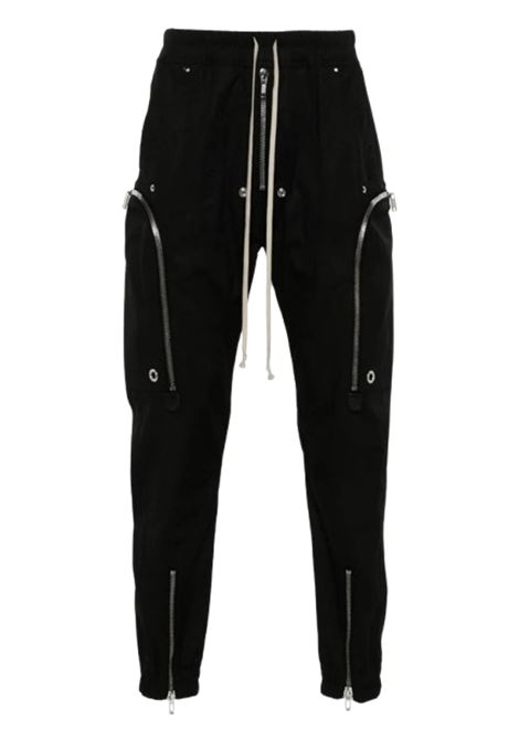 pantaloni bauhaus cargo uomo neri RICK OWENS | RU02E1377 TE09